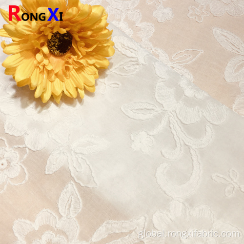 Cotton Fabric For Mask turkish lace trim embroidery hole cotton eyelet fabric Supplier